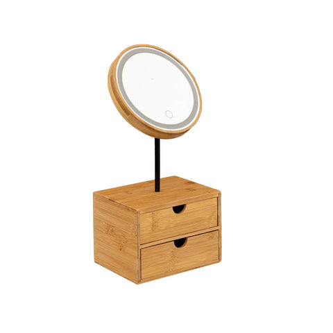 immagine-1-atmosphera-createur-dinterieur-specchio-girevole-con-led-e-2-cassetti-in-bambu-ean-3560231556846