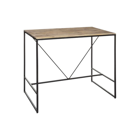 Table en bois d'acacia et métal 115x70x98cm