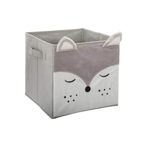 Bac de rangement pliable en velours Renard 29cm