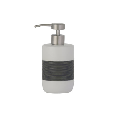Dispenser Sapone Bianco E Grigio