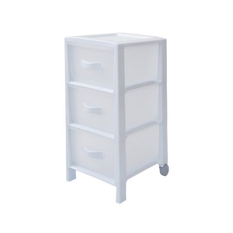 Cassettiera Futura Slim A 3 Cassetti Bianco