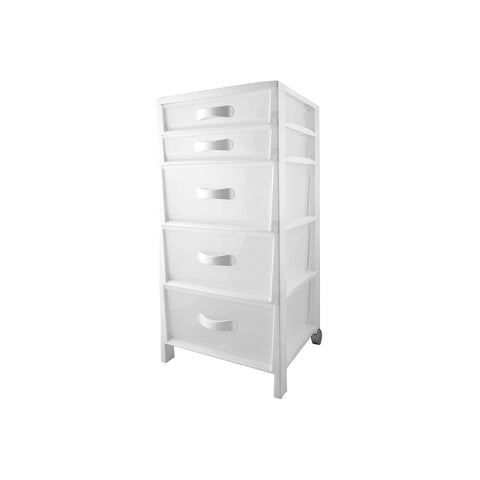 immagine-1-belli-e-forti-cassettiera-futura-slim-a-5-cassetti-bianco-ean-8001499012439