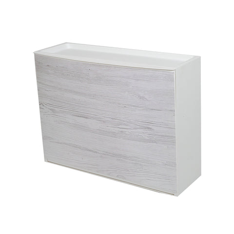 Meuble à chaussures mural Iml Wood 16x51,5x39cm Blanc
