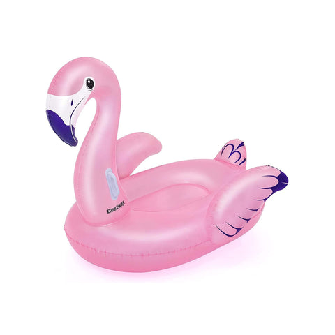 Flamant rose gonflable à chevaucher 153x143cm