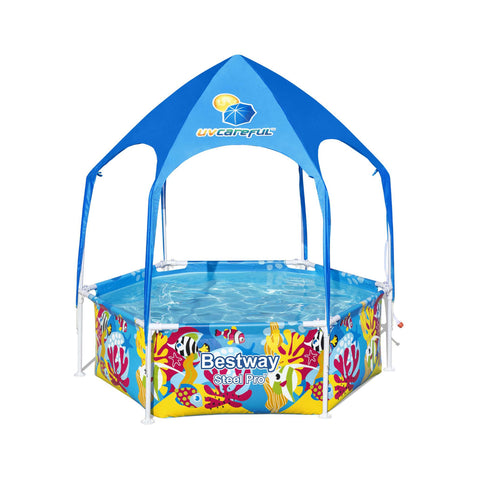 Piscina Per Bambini Con Parasole 180x51cm