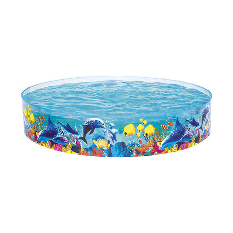 Piscine Rigide Motif Marin 152x25cm