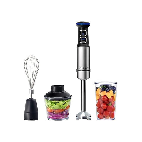 Mixeur plongeant 4-en-1 Turbo avec accessoires 1200W