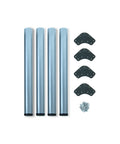 immagine-1-emuca-kit-4-gambe-regolabili-per-tavolo-60x83-85cm-verniciato-alluminio-ean-8432393000107