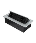 immagine-1-emuca-multipresa-a-scomparsa-da-scrivania-eu-con-2-prese-schuko-usb-ac-rj45-hdmi-alluminio-ean-8432393295800
