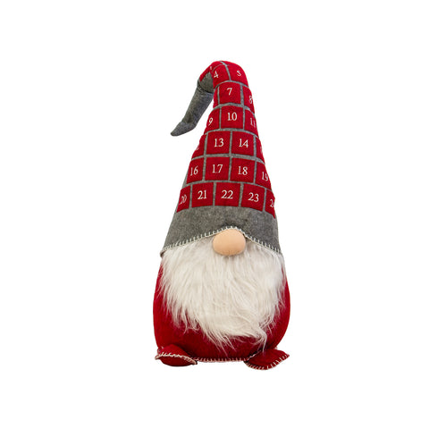 Nain avec Calendrier de l'Avent Polyester 29x95cm