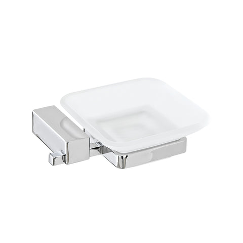 Porte-Savon De Salle De Bain En Acier Chromé