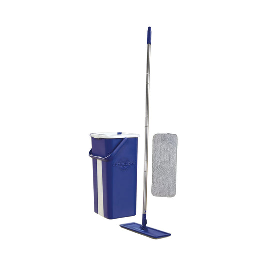 immagine-1-five-simply-smart-fastmop-tana-secchio-automatico-con-scopa-puliscipavimenti-con-2-moci-4-litri-ean-3560233830272