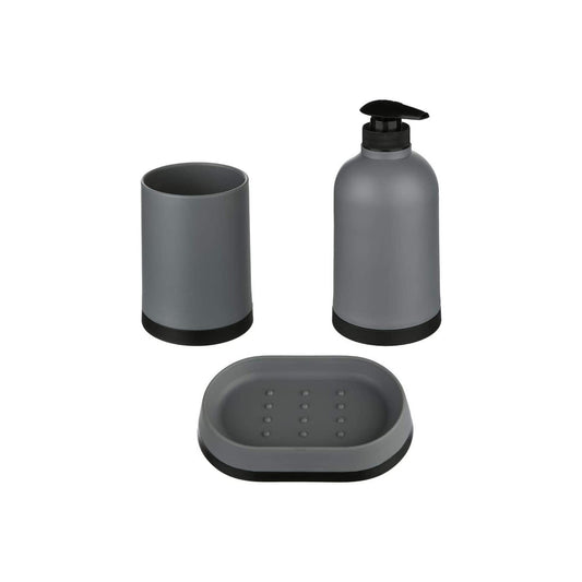 immagine-1-five-simply-smart-set-3-accessori-d-appoggio-da-bagno-grigio-ean-3560238361795