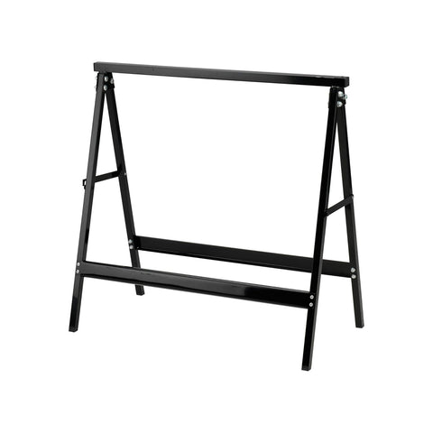 Chevalet de charge jusqu'à 100 kg 76x37x78 cm Noir