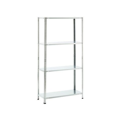 Étagère 4 tablettes métal et MDF à boulons
