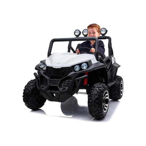Voiture électrique Raptor Tout-terrain Blanc 12v 4,5ah 109x68x76cm