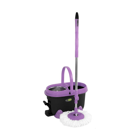 Lave-sol lave et sèche Spin Mop 360°