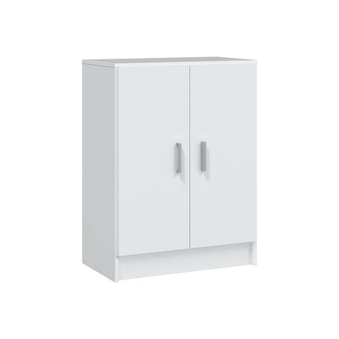 Armoire Basse En Bois À 2 Portes 59x80x37cm