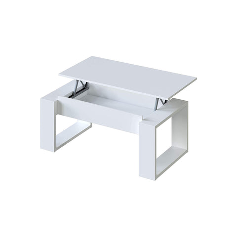 Table basse avec plateau relevable 105x55x45cm