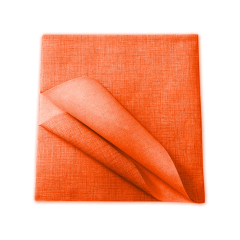 Set 100 Tovaglie Tnt Monosuo Arancio 100x100cm