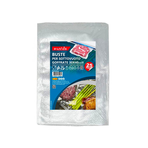 Sacchetti Sottovuoto Set da 25 30x40cm 0,27ml