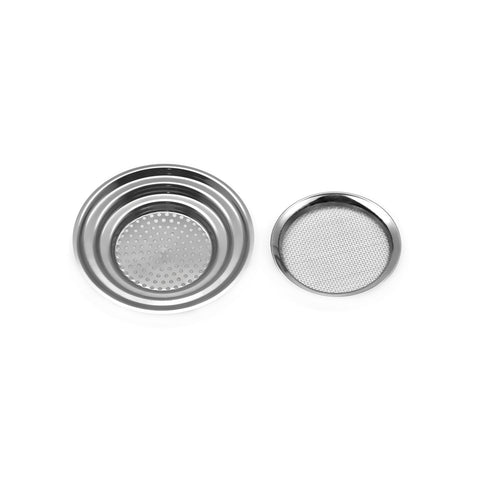 Lot de 2 filtres à huile et à sauces en acier inoxydable