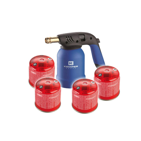 Kit de fer à souder à gaz avec 4 cartouches