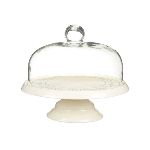 Cloche à Gâteaux sur Pied en Céramique 29cm