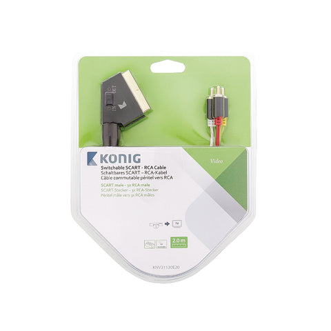 immagine-1-konig-cavo-scart-rca-regolabile-nero-2m-ean-5412810226801