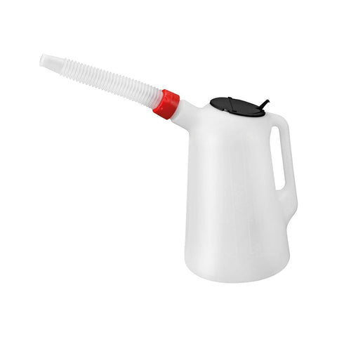 Verseur Gradué Avec Bec Flexible Pour Huiles Et Carburants 5l