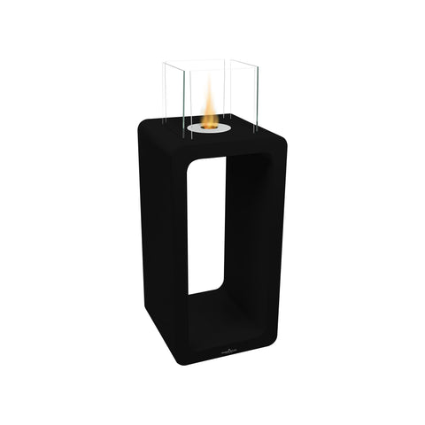 Cheminée Bioéthanol De Sol Vulcano Noire