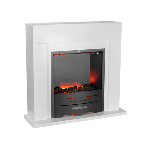 Cheminée électrique avec cadre en bois 750/1500w - 25P x 77L x 72,5H cm