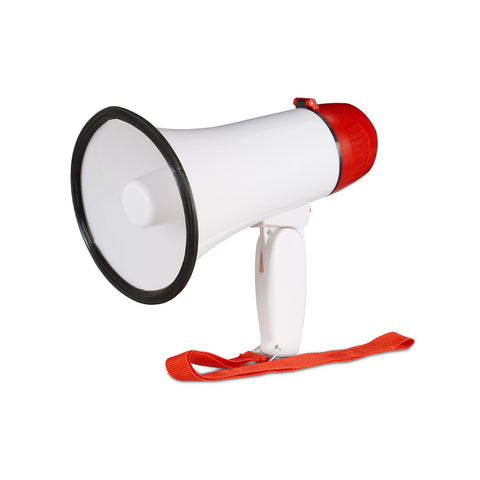 Mégaphone pour fans avec fonction vocale et chanson 5W à piles