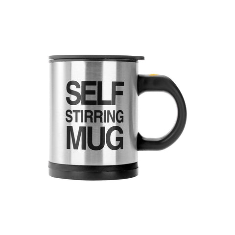 Tasse Auto-Mélangeuse en Acier – 350 ml Mélangeur Automatique