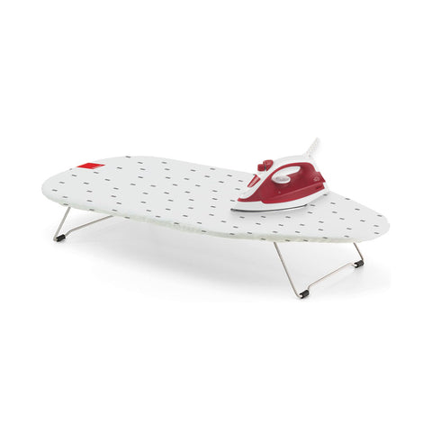 Table à Repasser Avec 2 Supports Et Cintre 73,5x31,5cm