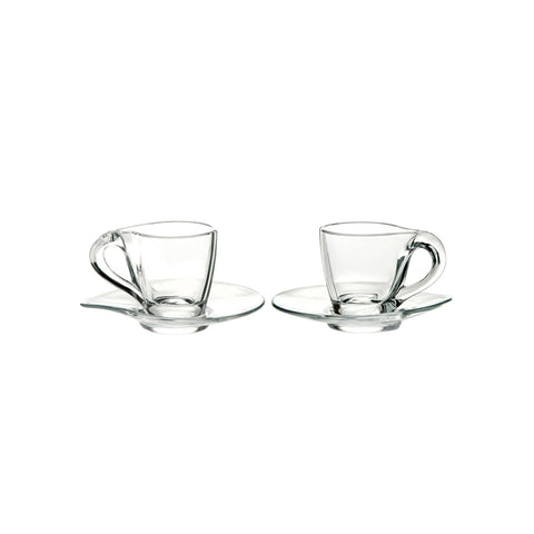 Set de 6 Tasses à Café avec Soucoupes