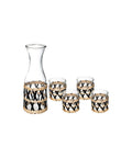 immagine-1-secret-de-gourmet-set-brocca-e-4-bicchieri-in-vetro-decorato-1l-ean-3560237551364