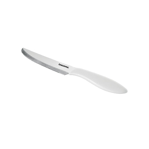 6 Couteaux de Table Blancs 12cm