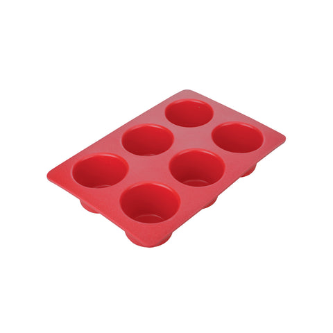 Moule en silicone pour 6 muffins