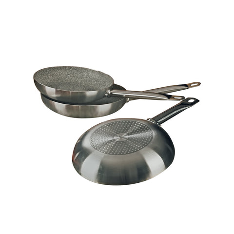 Lot de 3 poêles effet marbre 20 24 28cm