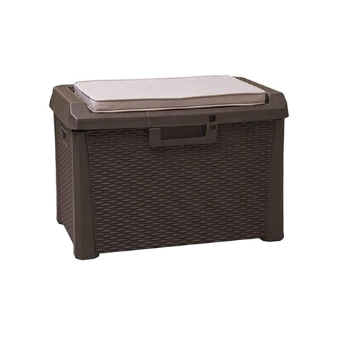 Coffre de rangement Compact Box Santorini Plus Marron