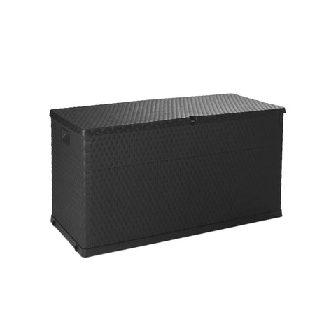 Malle de rangement d'extérieur en rotin 420L