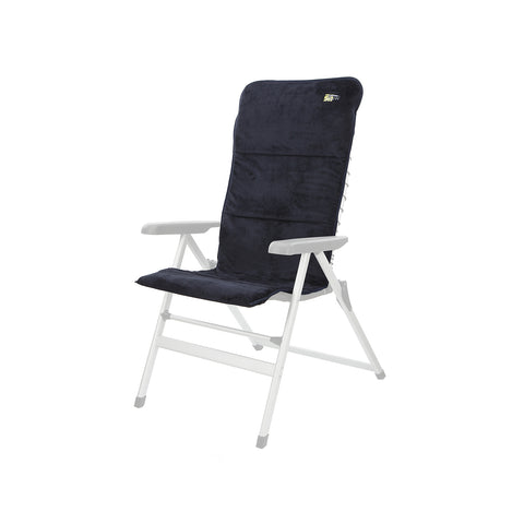 Coussin de chaise rembourré bleu 30,5x50,5x7cm