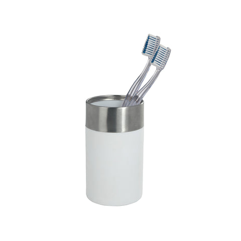 Gobelet porte-brosses à dents en acier Crète