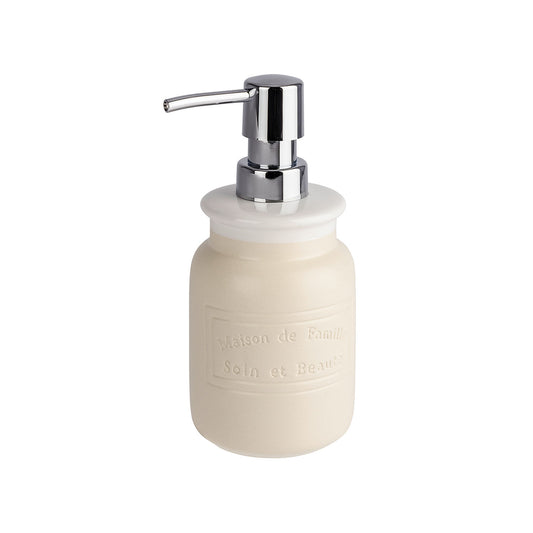 immagine-1-wenko-dispenser-sapone-maison-cream-ceramica-420-ml-ean-4008838217689