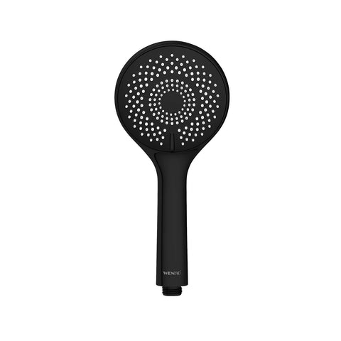 immagine-1-wenko-soffione-doccia-watersaving-nero-opaco-d-11cm-ean-4008838295342