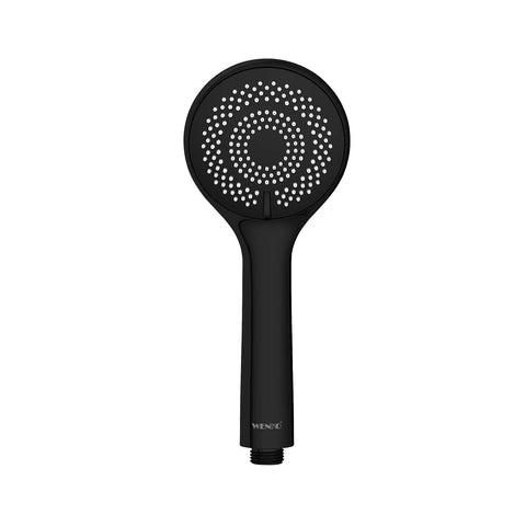 Pomme de douche Watersaving noire mate D. 95cm