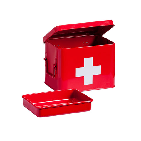 Cassetta Pronto Soccorso In Metallo 21,5x16x16cm