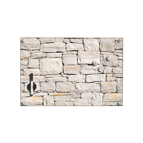 Tableau en verre 60×40 cm – Magnétique, Design Effet Mur