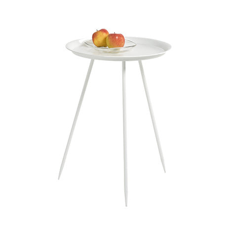 immagine-1-zeller-tavolino-rotondo-in-metallo-bianco-d-39x535cm-ean-4003368170039